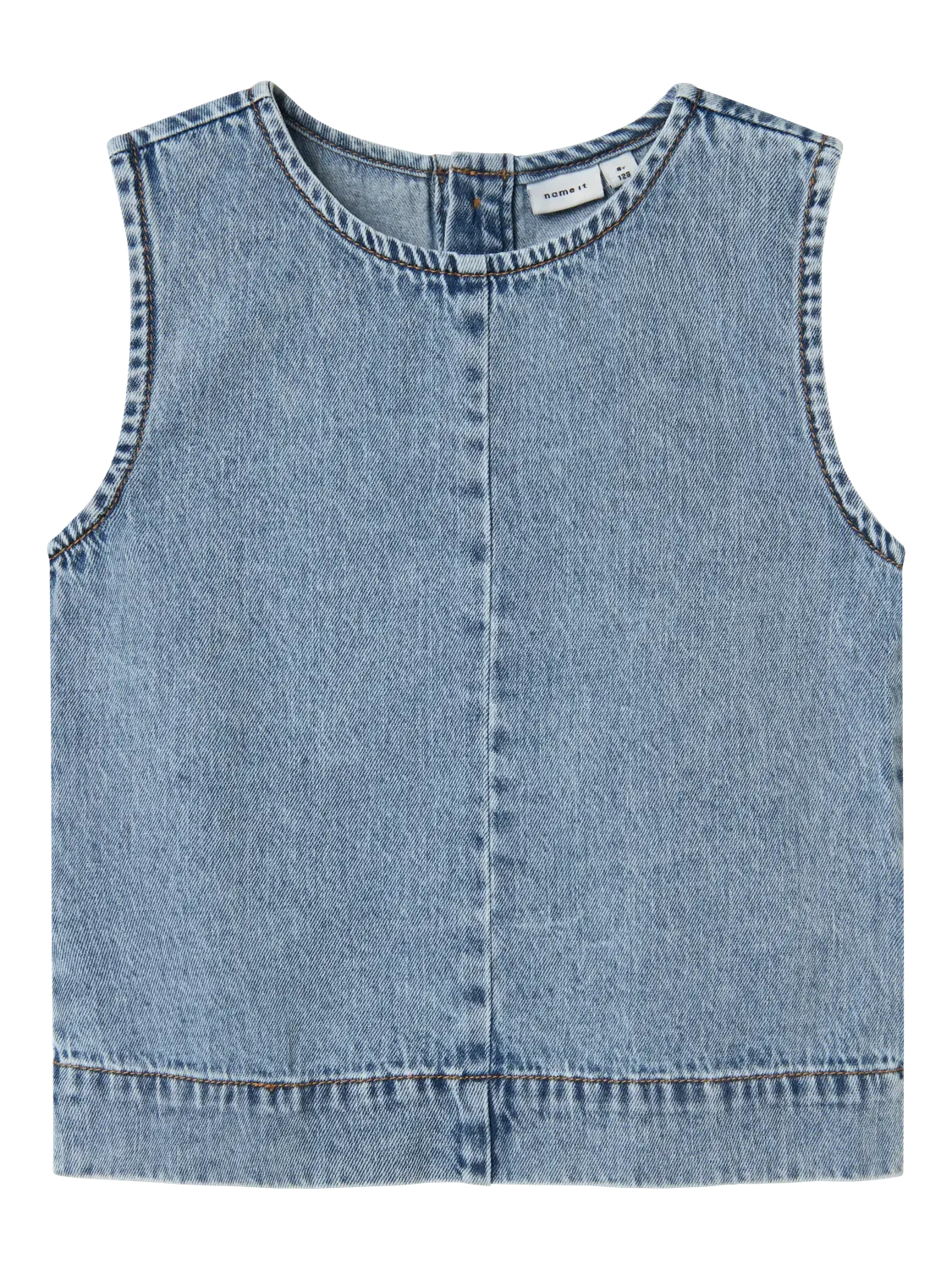 KIDS top - AMELIA - medium blue denim