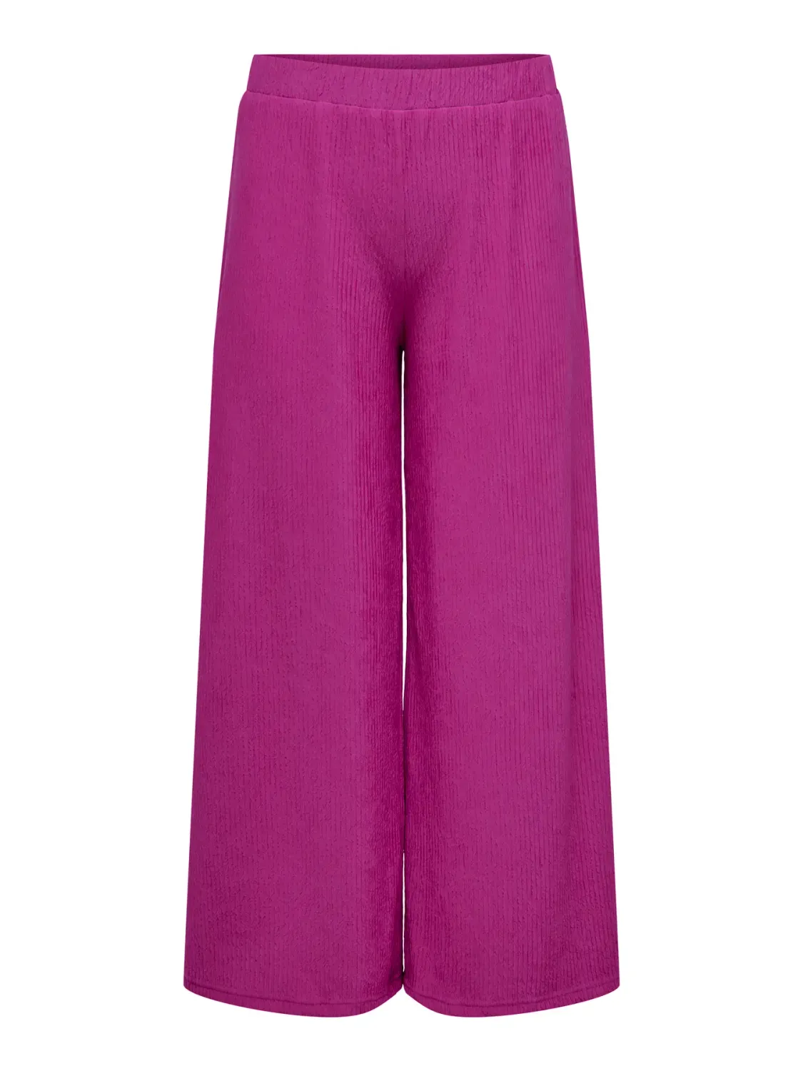 + Wijde plissé broek - REINA - fuchsia