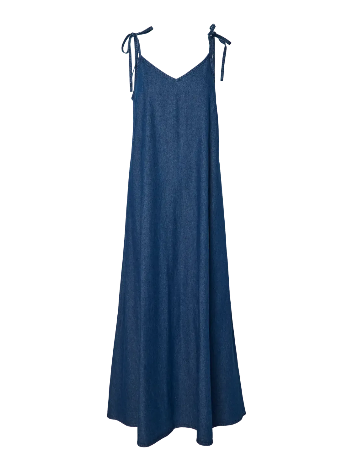 Wijde a-lijn jurk - TENIM - medium blue denim