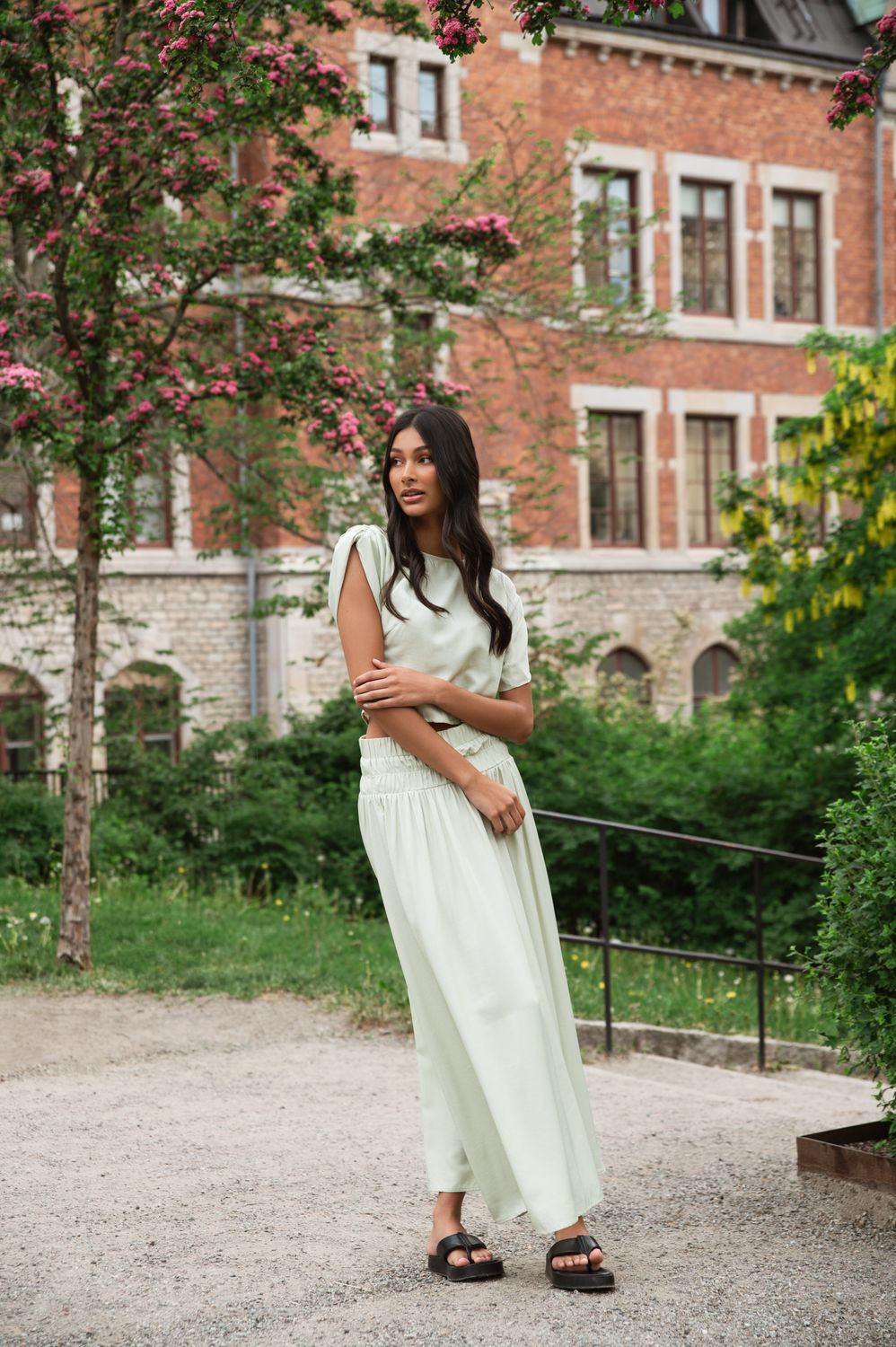 Rok - PAMELA - licht groen
