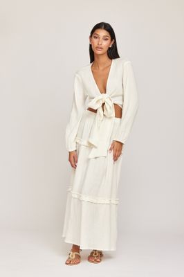 Lange rok - PATRICIA - wit