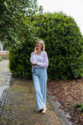 Luchtige blouse - THEO - wit