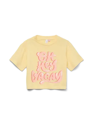 KIDS shirt - PASTEL - geel