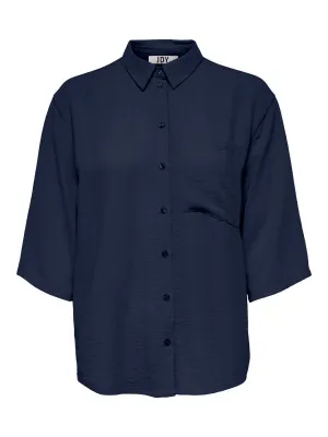 Blouse - DIVYA - donkerblauw