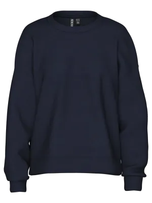 MUSTHAVE oversized sweater - CHILLI - donkerblauw