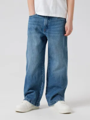 KIDS skater jeans - BEN - medium blue denim