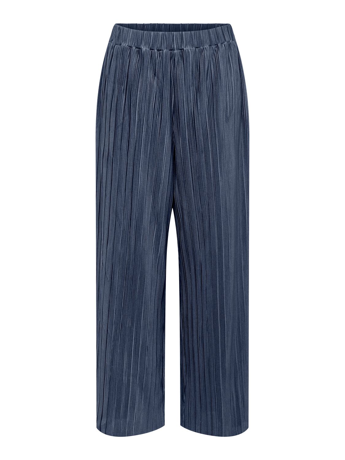 + Broek - RAVENNA plissé - vintage indigo