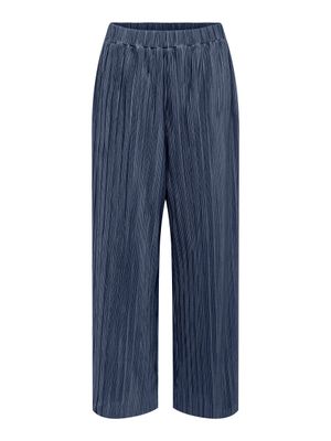 + Broek - RAVENNA plissé - vintage indigo
