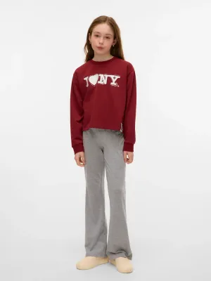 KIDS sweater - NEW YORK - syrah