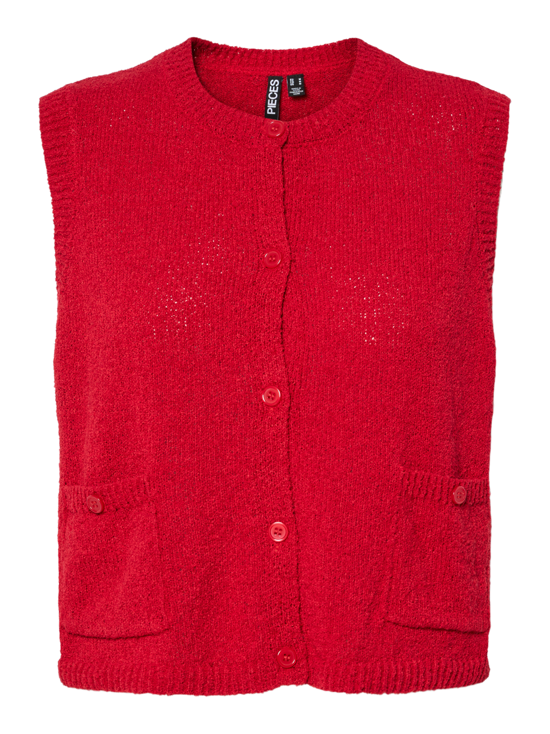 Mouwloze vest - JESSIE - rood