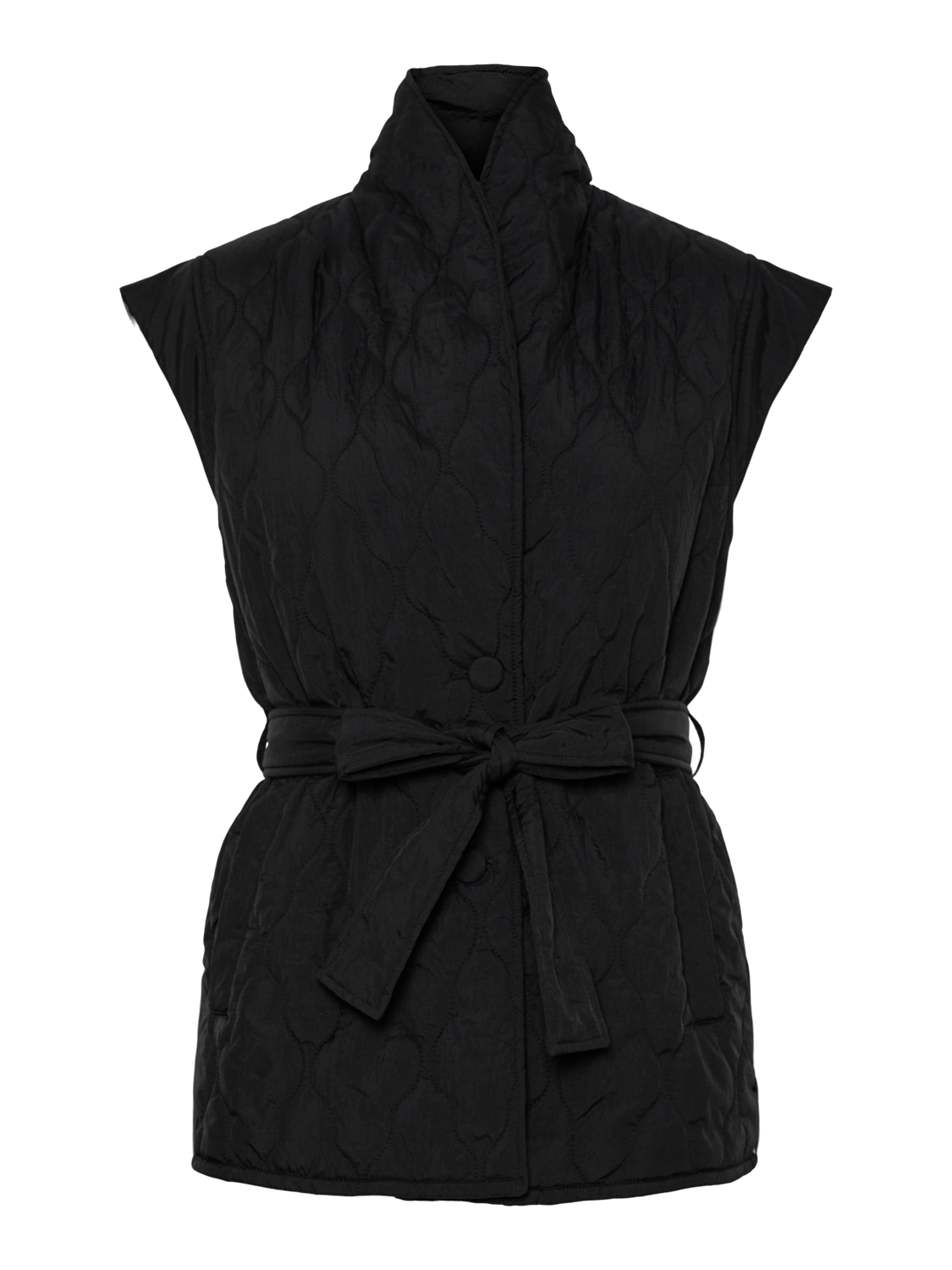Waistcoat / mouwloze gilet - JULIA - zwart