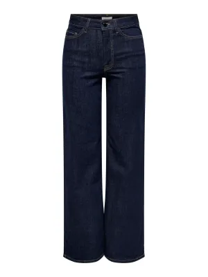 Wijde jeans - FELINA FINA &quot;32 - dark blue denim