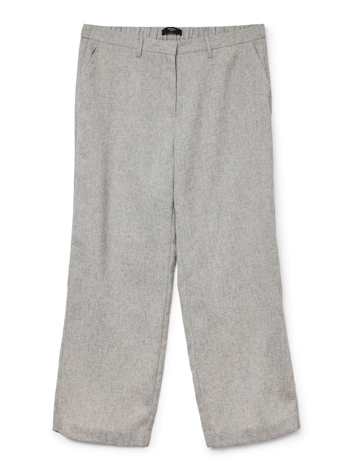 + Broek - TAMMI - tweed grijs