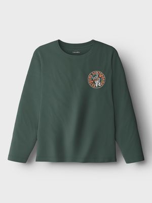 KIDS shirt - VAGNO - groen Skateboard