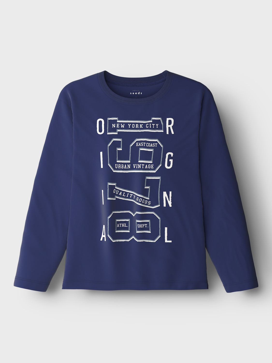 KIDS shirt - VAGNO -  donkerblauw 1978