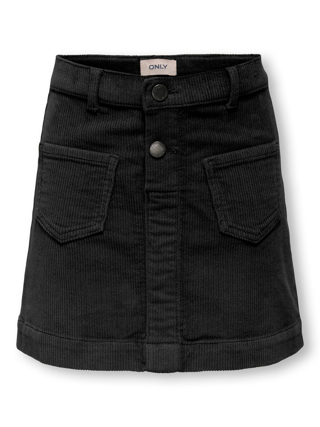 KIDS Rok corduroy - AMAZING - zwart