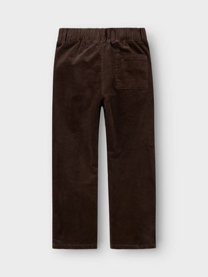 KIDS corduroy broek - NIKLAS - donkerbruin