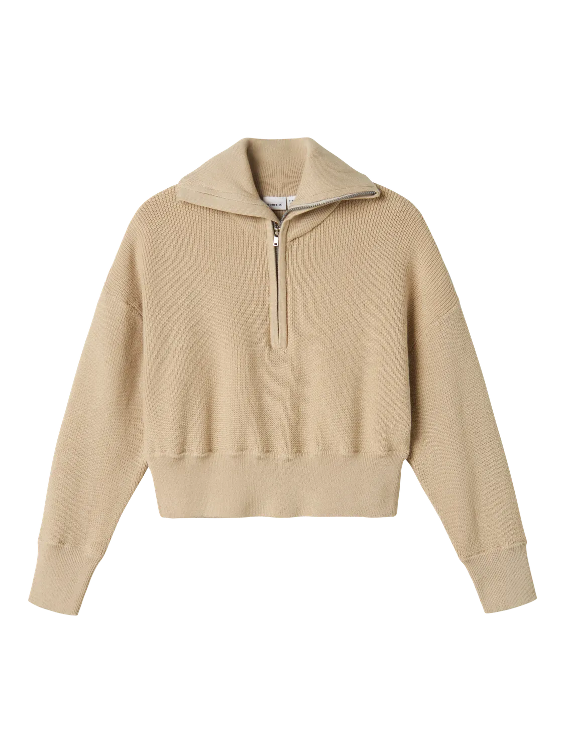 KIDS trui polo - LISEN - beige