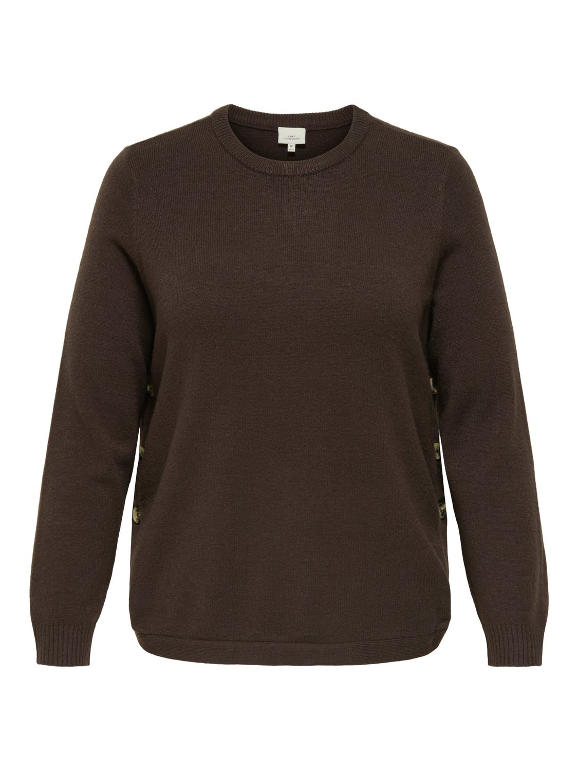 + Trui - MARGARETA BUTTON - bruin
