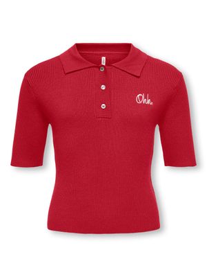 KIDS polo shirt - NATASCHA - rood