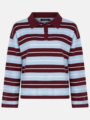Polo trui - BALOU - lichtblauw/bordeaux