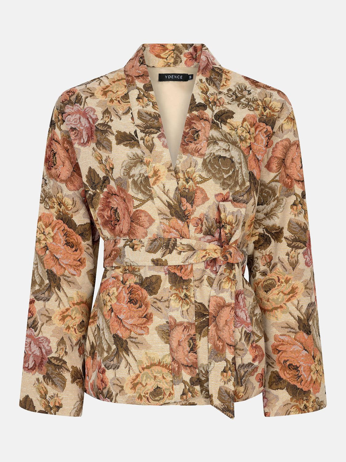 Kimono vest - PENNY - rose print