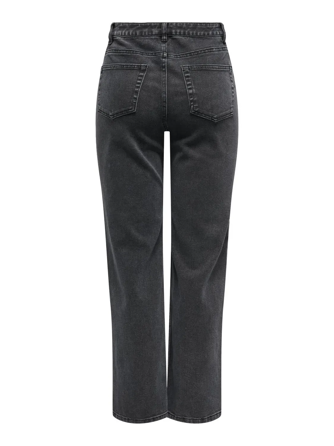 Rechte jeans met studs - STINE - zwart
