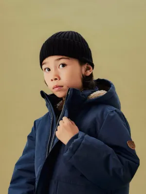 KIDS jas parka - MARLOW - blauw