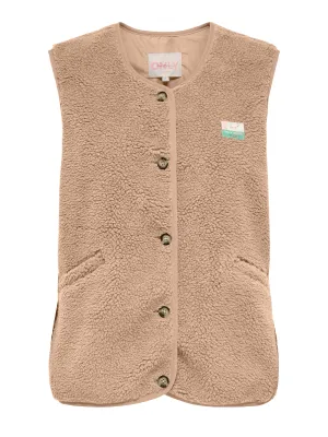 KIDS mouwloze vest - BABY - beige