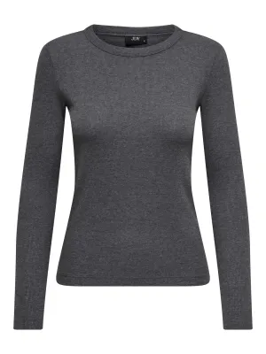 Shirt met lange mouw - LUCKY - donkergrijs
