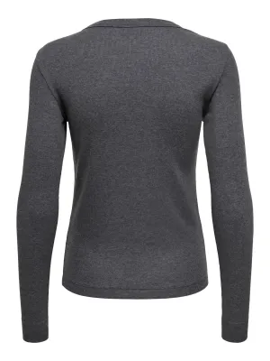 Shirt met lange mouw - LUCKY - donkergrijs
