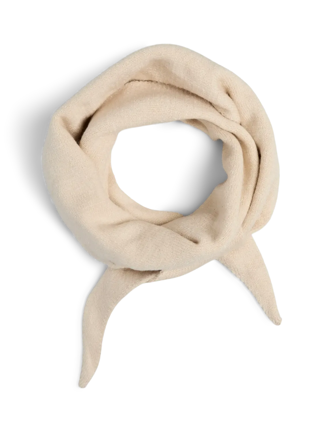 Triangel sjaal - KOMMA - ecru