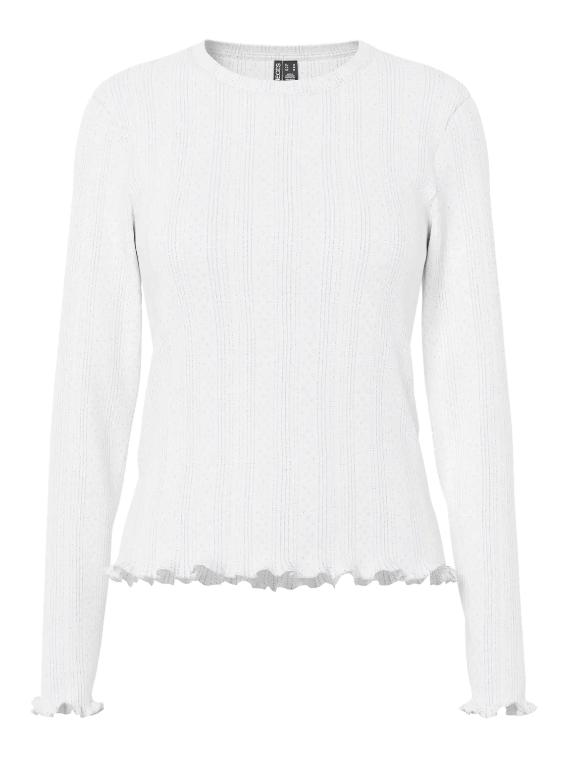 Shirt met lange mouw - MARIE - wit Shirt met lange mouw - MARIE - wit
