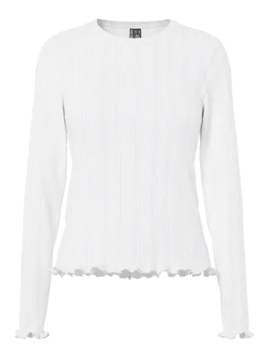 Shirt met lange mouw - MARIE - wit
