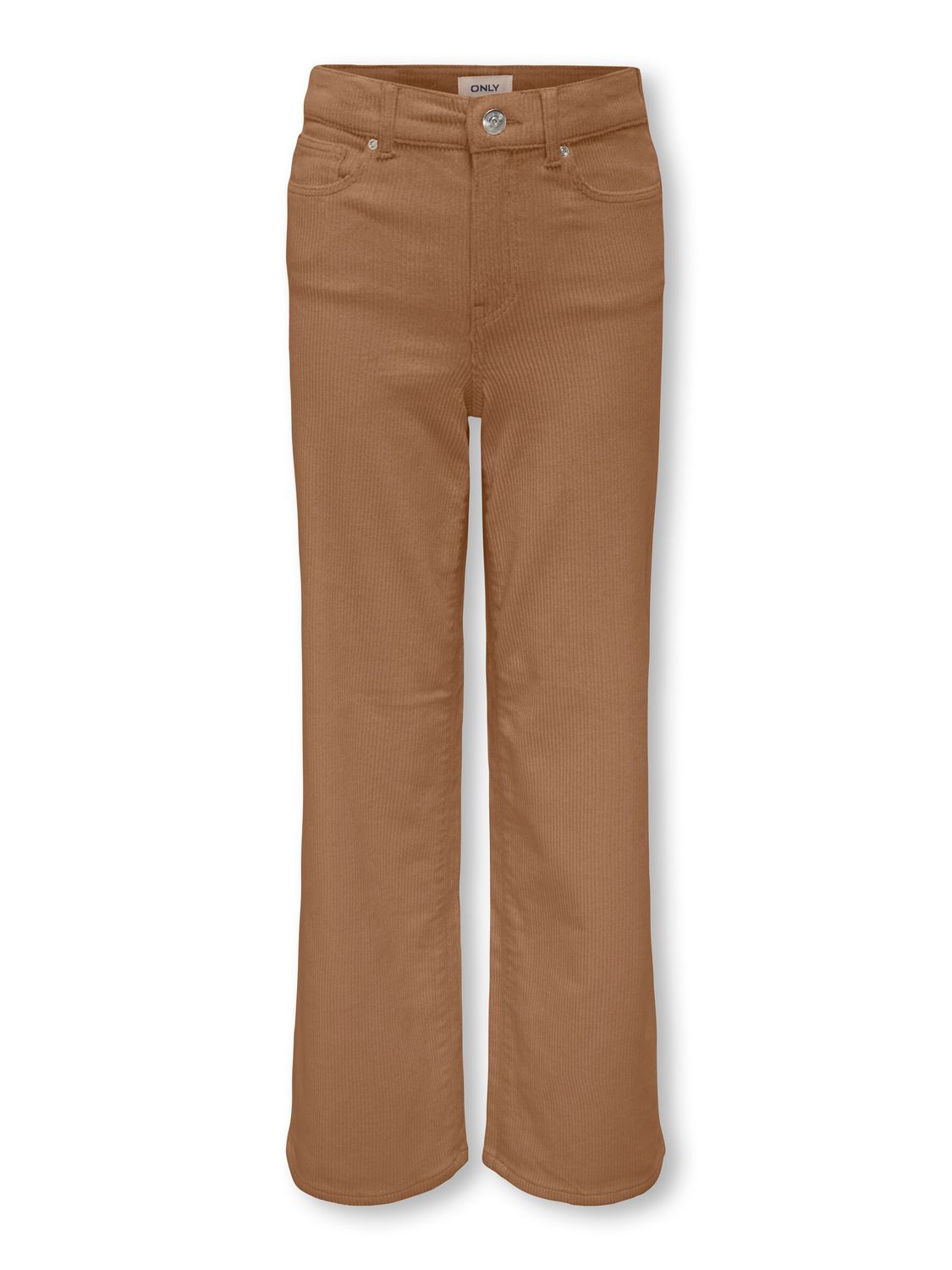 KIDS wijde broek velours - HOPE - lichtbruin