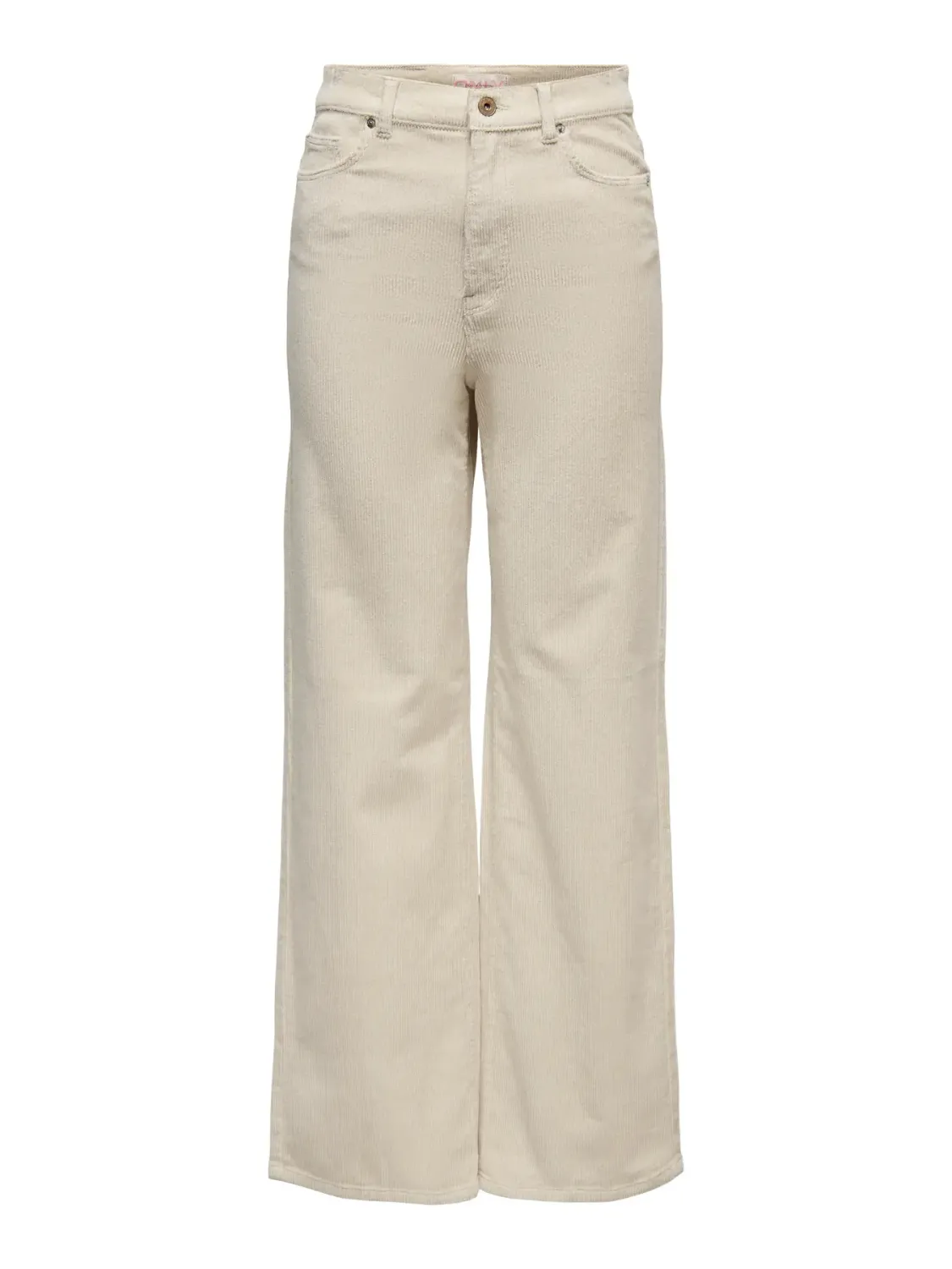+ Wijde broek velours - HOPE - ecru