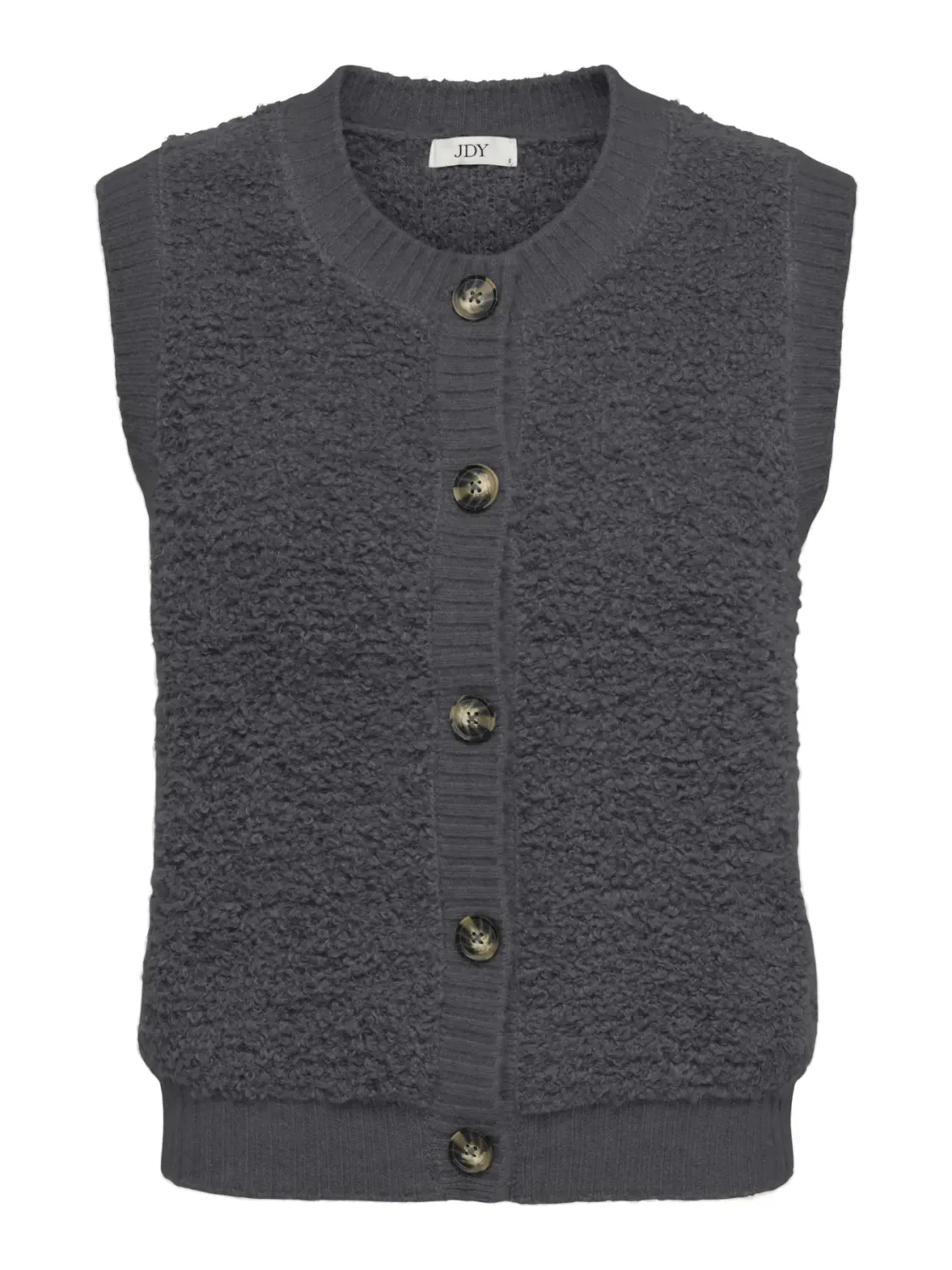 Cardigan / vest mouwloos - EIRA - grijs