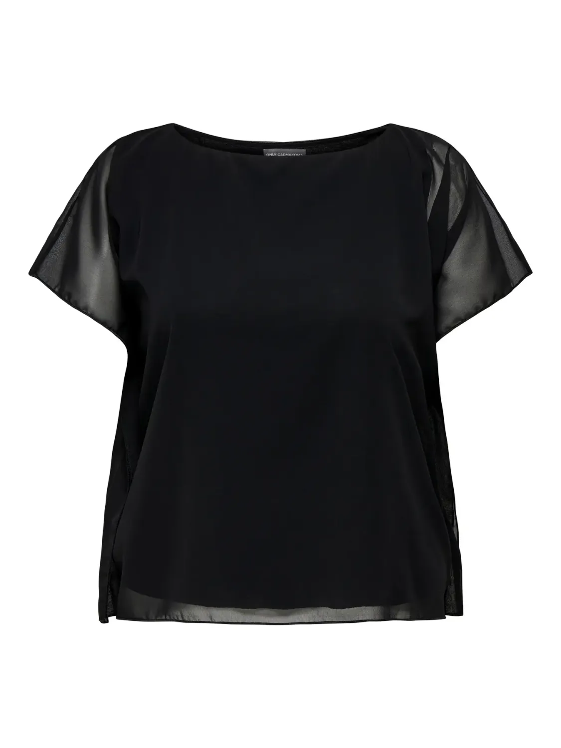 + Top met tule - COKO - zwart