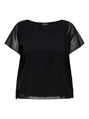 + Top met tule - COKO - zwart + Top met tule - COKO - zwart