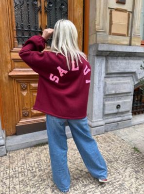 Sweater - SALUT - bordeaux