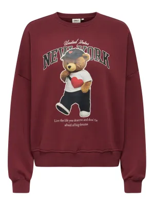 KIDS sweater -  LINDA - bordeaux