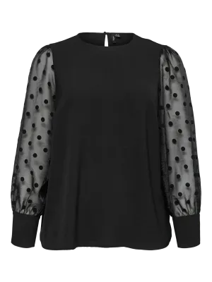 + Top / blouse - ALVA - zwart