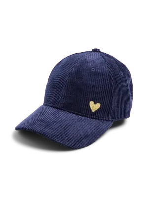 Pet in velours - JENNY - donkerblauw