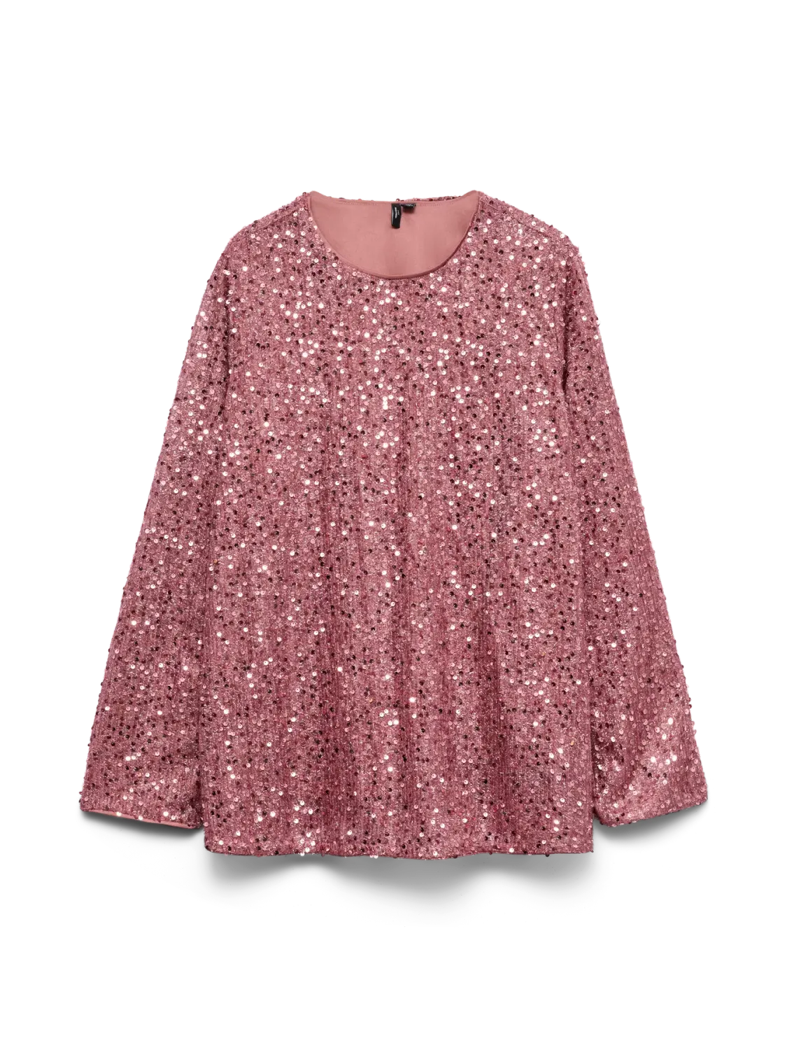+ Top met pailletten - NAJA - oudroze