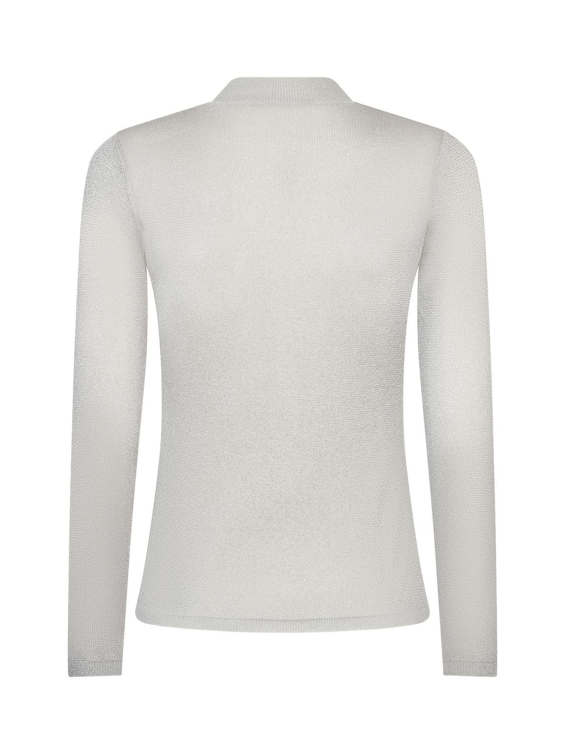 Top knitted - LOTTE - zilver