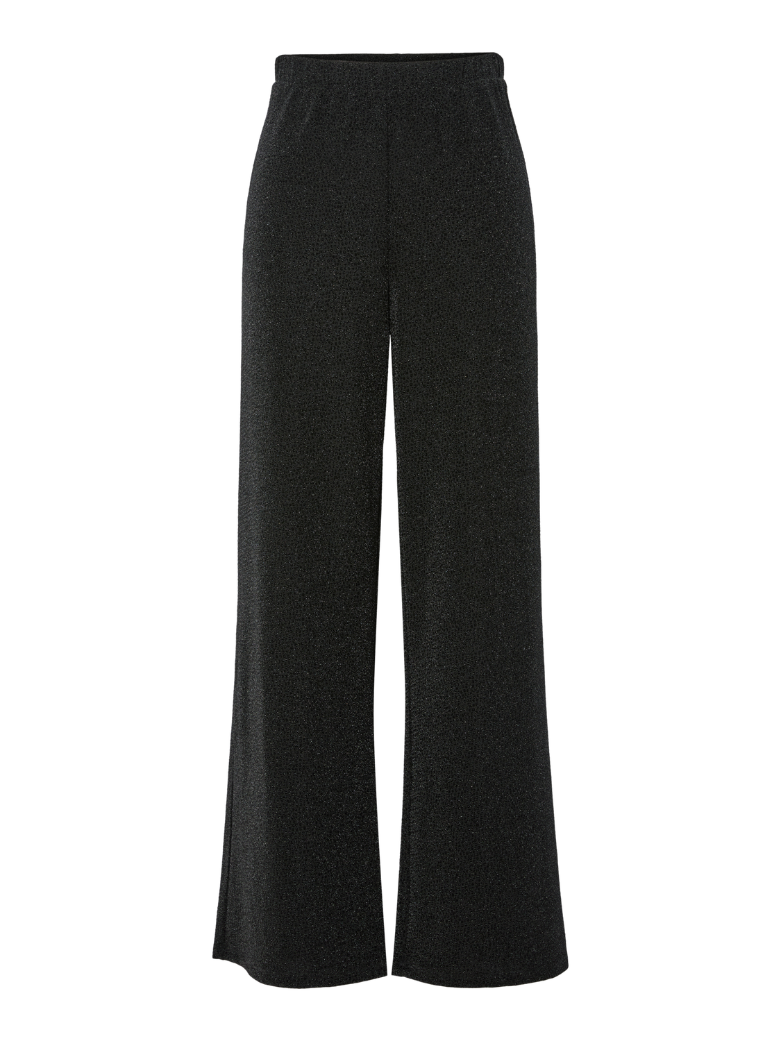 Wijde glitter broek - JINA - zwart