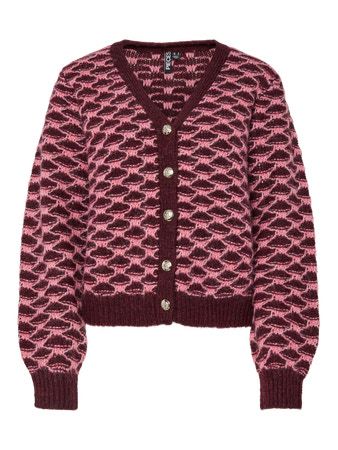 Gebreide vest - JIVANA - bordeaux