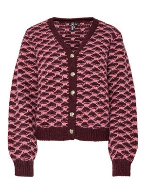 Gebreide vest - JIVANA - bordeaux Gebreide vest - JIVANA - bordeaux