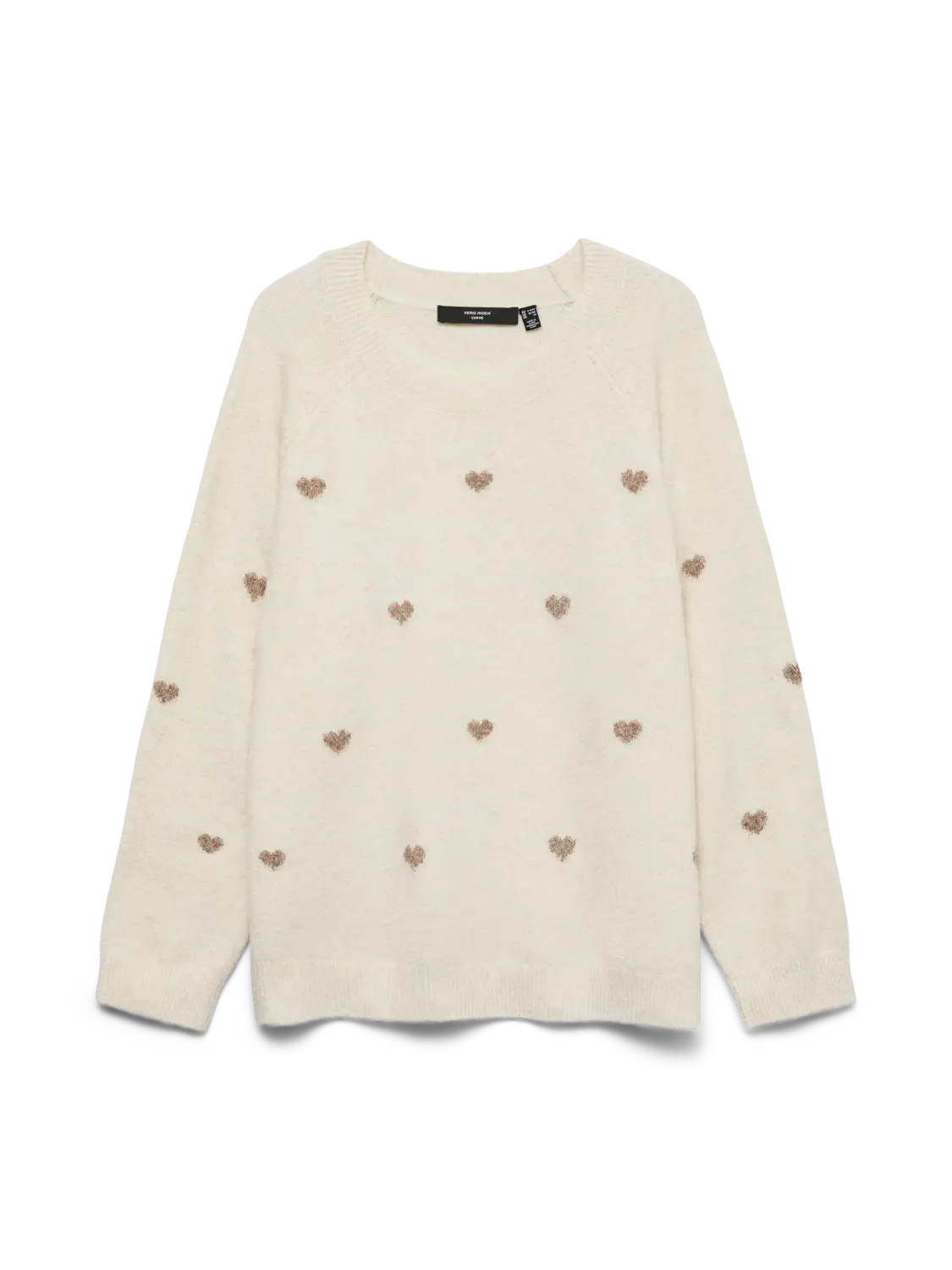 + Trui pullover - DOFFY - ecru met hartjes + Trui pullover - DOFFY - ecru met hartjes