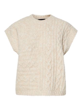 Mouwloze trui - MISA - ecru Mouwloze trui - MISA - ecru